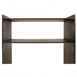 Noir Furniture Accent Tables Noir Cyrus Side Table, Aged Brass