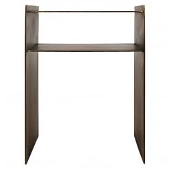 Noir Furniture Accent Tables Noir Cyrus Side Table, Aged Brass