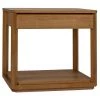 Noir Furniture SL11 Side Table, Gold Teak Accent Tables