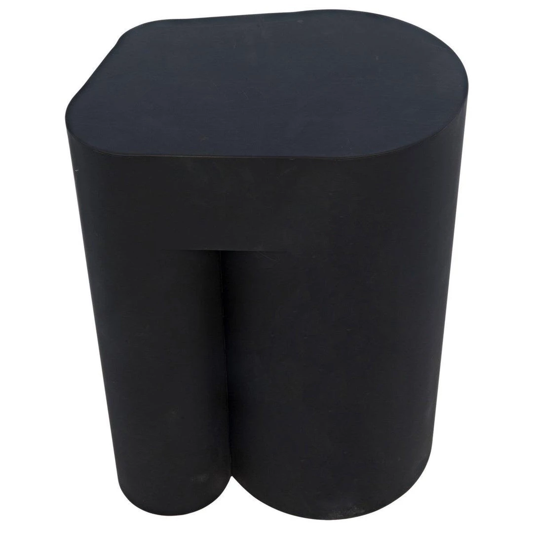 Noir Furniture Blair Side Table, Black Metal Accent Tables