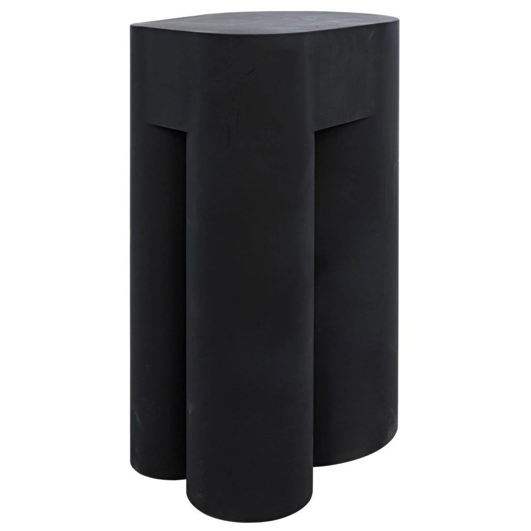 Noir Furniture Blair Side Table, Black Metal Accent Tables