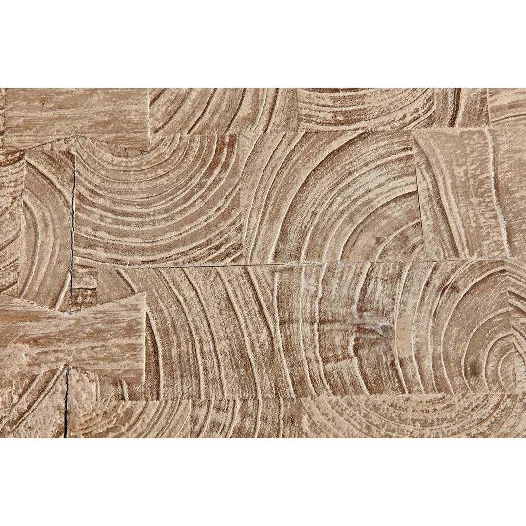 Noir Furniture Hamburg Side Table, Distressed Mindi Accent Tables