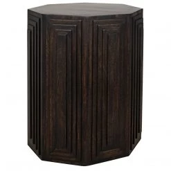Noir Furniture Noir Moore Side Table, Ebony