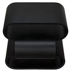 Noir Furniture Noir Nada Side Table, Black Steel