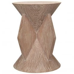Noir Furniture Accent Tables Noir Neil Side Table, Distressed Mindi
