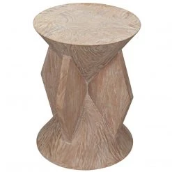 Noir Furniture Accent Tables Noir Neil Side Table, Distressed Mindi