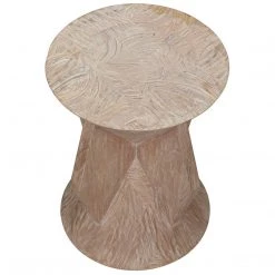 Noir Furniture Accent Tables Noir Neil Side Table, Distressed Mindi