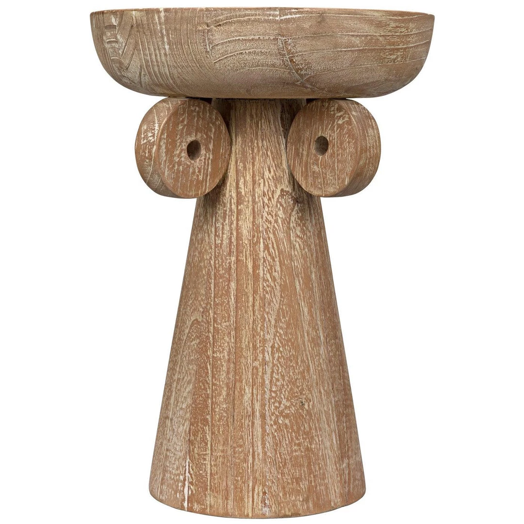 Noir Furniture Accent Tables Noir Vanity Side Table, Distressed Mindi