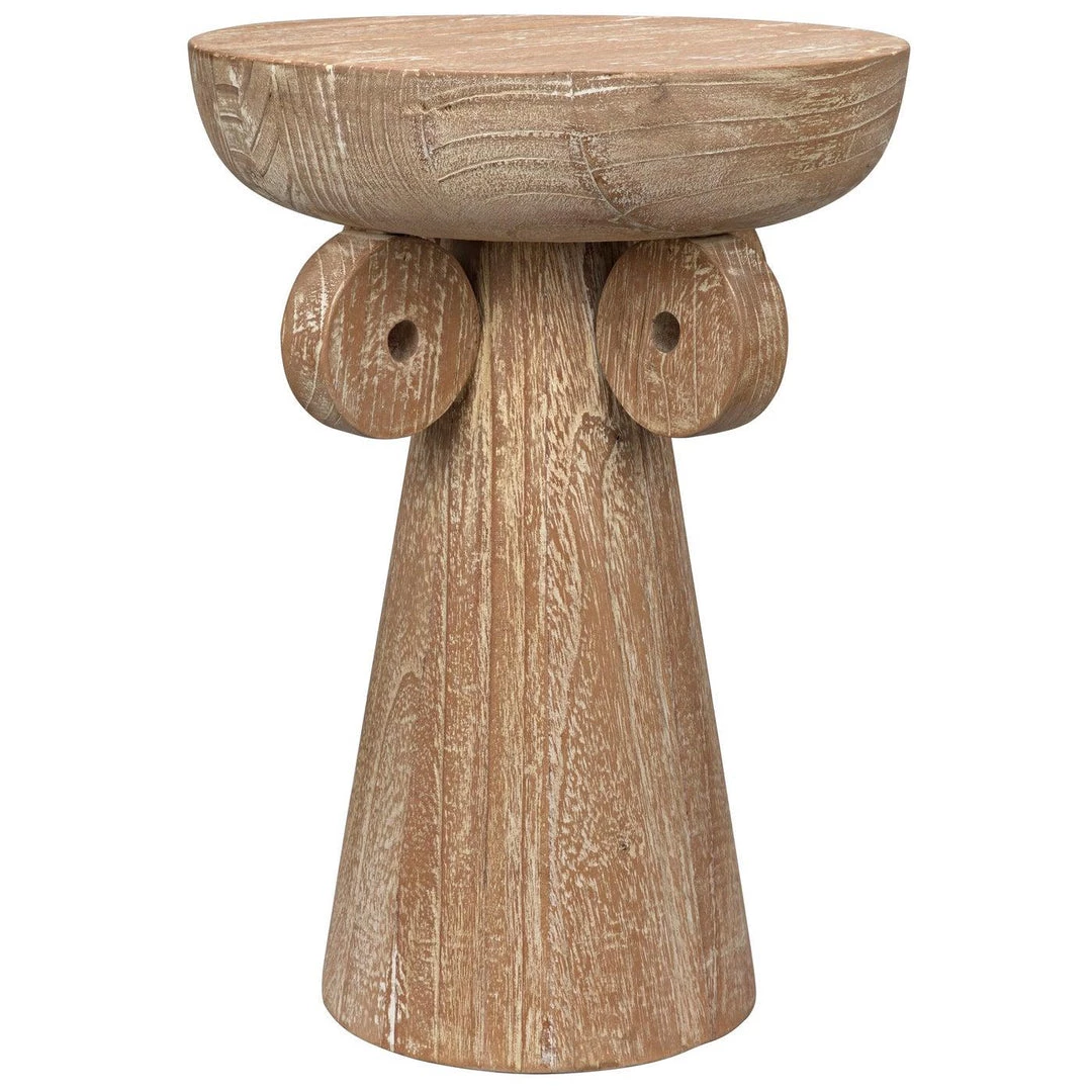 Noir Furniture Accent Tables Noir Vanity Side Table, Distressed Mindi