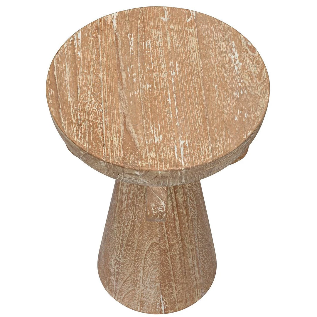 Noir Furniture Accent Tables Noir Vanity Side Table, Distressed Mindi