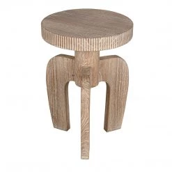 Noir Furniture Accent Tables Noir Shizue Small Side Table, Distressed Mindi