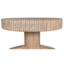 Noir Furniture Accent Tables Noir Shizue Small Side Table, Distressed Mindi