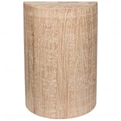 Noir Furniture Noir Half And Half Side Table, Distressed Mindi Accent Tables