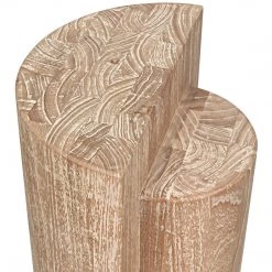 Noir Furniture Noir Half And Half Side Table, Distressed Mindi Accent Tables