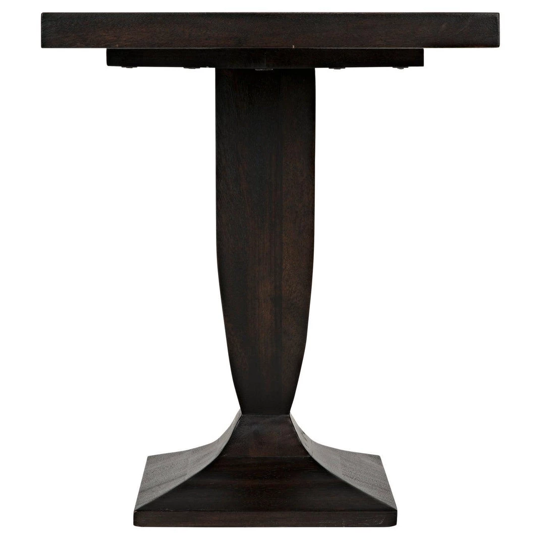 Noir Furniture Noir Paloma Side Tabe, Ebony Walnut