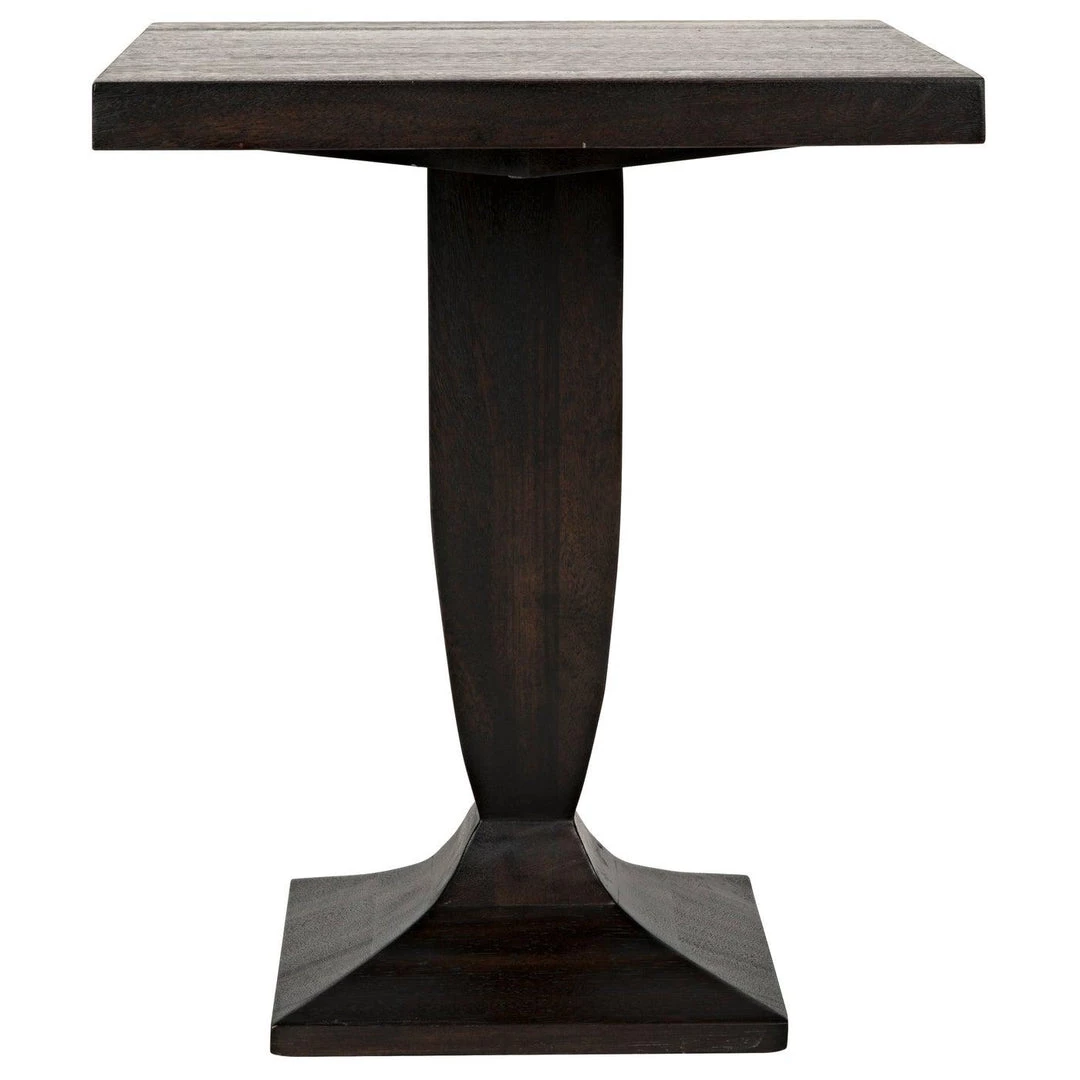 Noir Furniture Noir Paloma Side Tabe, Ebony Walnut