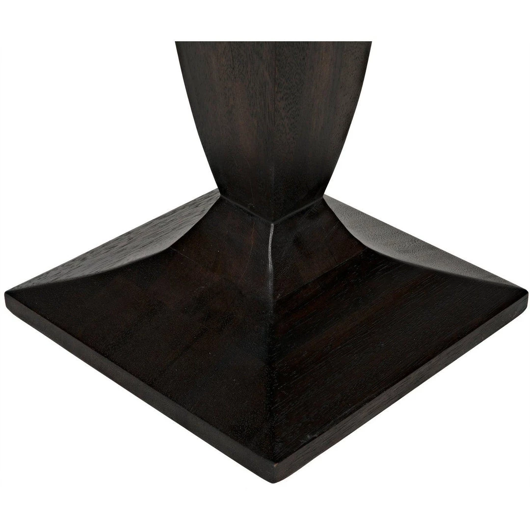 Noir Furniture Noir Paloma Side Tabe, Ebony Walnut