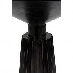 Noir Furniture Accent Tables Noir Orson Side Table, Hand Rubbed Black