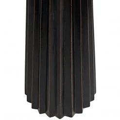 Noir Furniture Accent Tables Noir Orson Side Table, Hand Rubbed Black