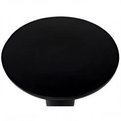 Noir Furniture Noir Adonis Side Table, Hand Rubbed Black