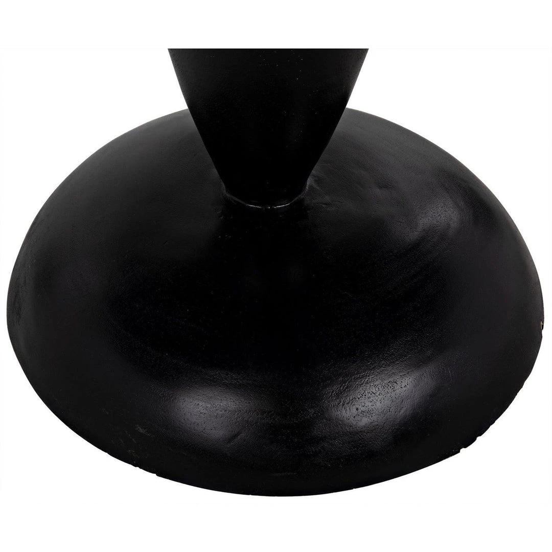 Noir Furniture Noir Adonis Side Table, Hand Rubbed Black
