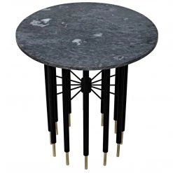 Noir Furniture Accent Tables Noir Barcini Side Table