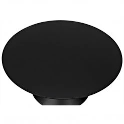 Noir Furniture Noir Zasa Side Table, Black Steel Accent Tables