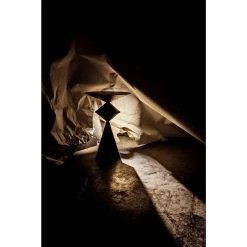 Noir Furniture Noir Zasa Side Table, Black Steel Accent Tables