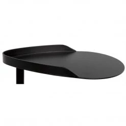 Noir Furniture Accent Tables Noir Golem Side Table, Black Steel