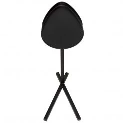 Noir Furniture Accent Tables Noir Golem Side Table, Black Steel