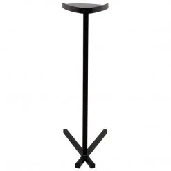 Noir Furniture Accent Tables Noir Golem Side Table, Black Steel