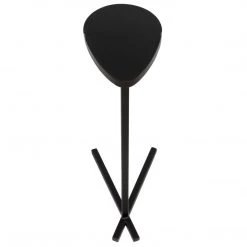 Noir Furniture Accent Tables Noir Golem Side Table, Black Steel