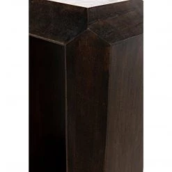 Noir Furniture Noir Theodora Side Table, Ebony Walnut Accent Tables