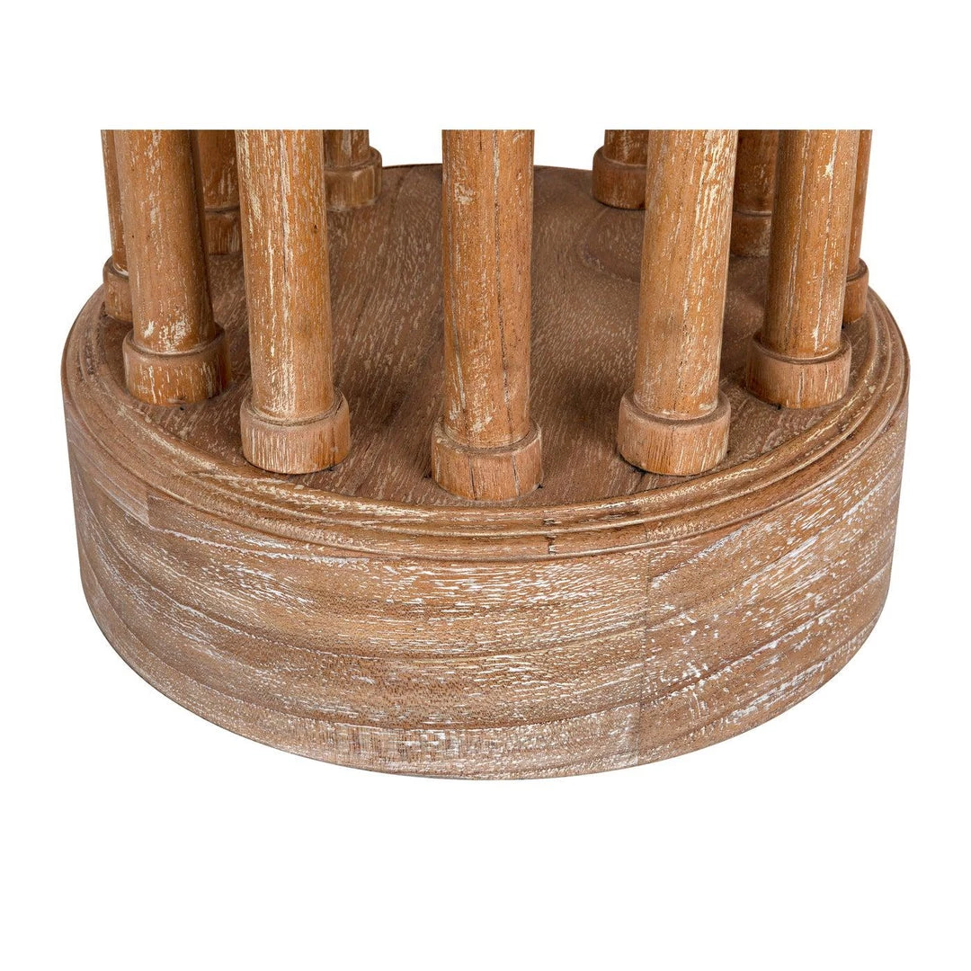 Noir Furniture Noir Corinth Side Table, Distressed Mindi