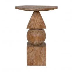 Noir Furniture Accent Tables Noir Adamo Side Table, Distressed Mindi