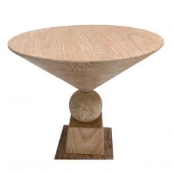 Noir Furniture Accent Tables Noir Balestra Side Table, Distressed Mindi