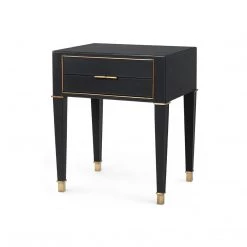 Bungalow 5 - Hunter 2-drawer Side Table, Black