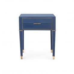 Bungalow 5 - Hunter 2-Drawer Side Table - Navy Blue