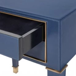 Bungalow 5 - Hunter 2-Drawer Side Table - Navy Blue