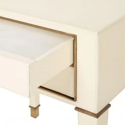 Bungalow 5 - Hunter 2-Drawer Side Table - Ivory
