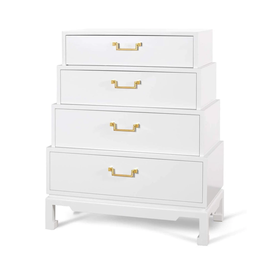 Bungalow 5 - Jasmine Tall 4-Drawer In White