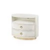 Bungalow 5 - Julius 2-drawer Side Table, White