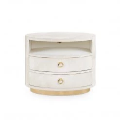 Bungalow 5 - Julius 2-drawer Side Table, White