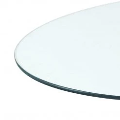 Bungalow 5 - Julius 2-drawer Side Table Top, Clear