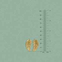 Susan Shaw Jewelry Gold Laurel Leaf Studs