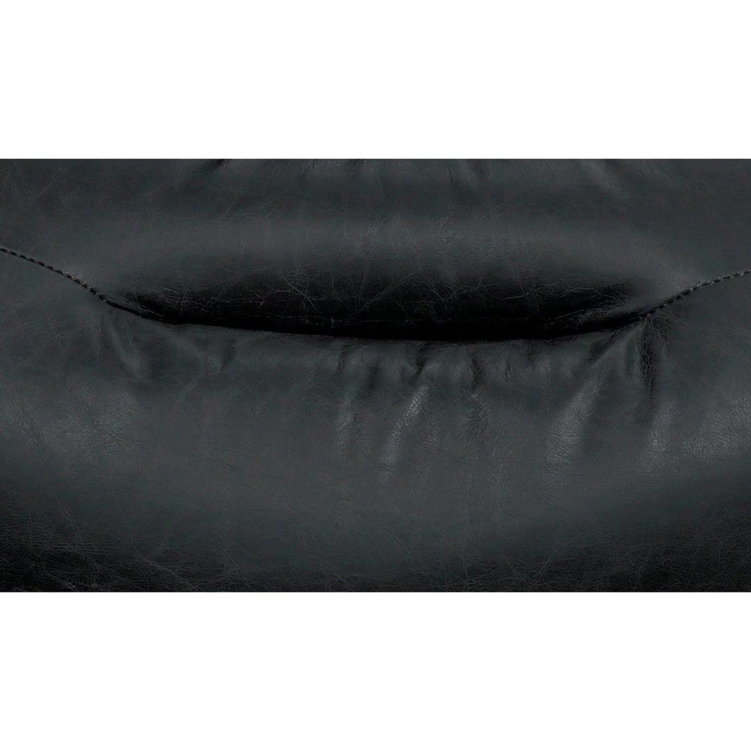 Noir Furniture Noir Aphrodites Chair, Metal With Leather