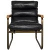 Noir Furniture Cowhide Arm Chair