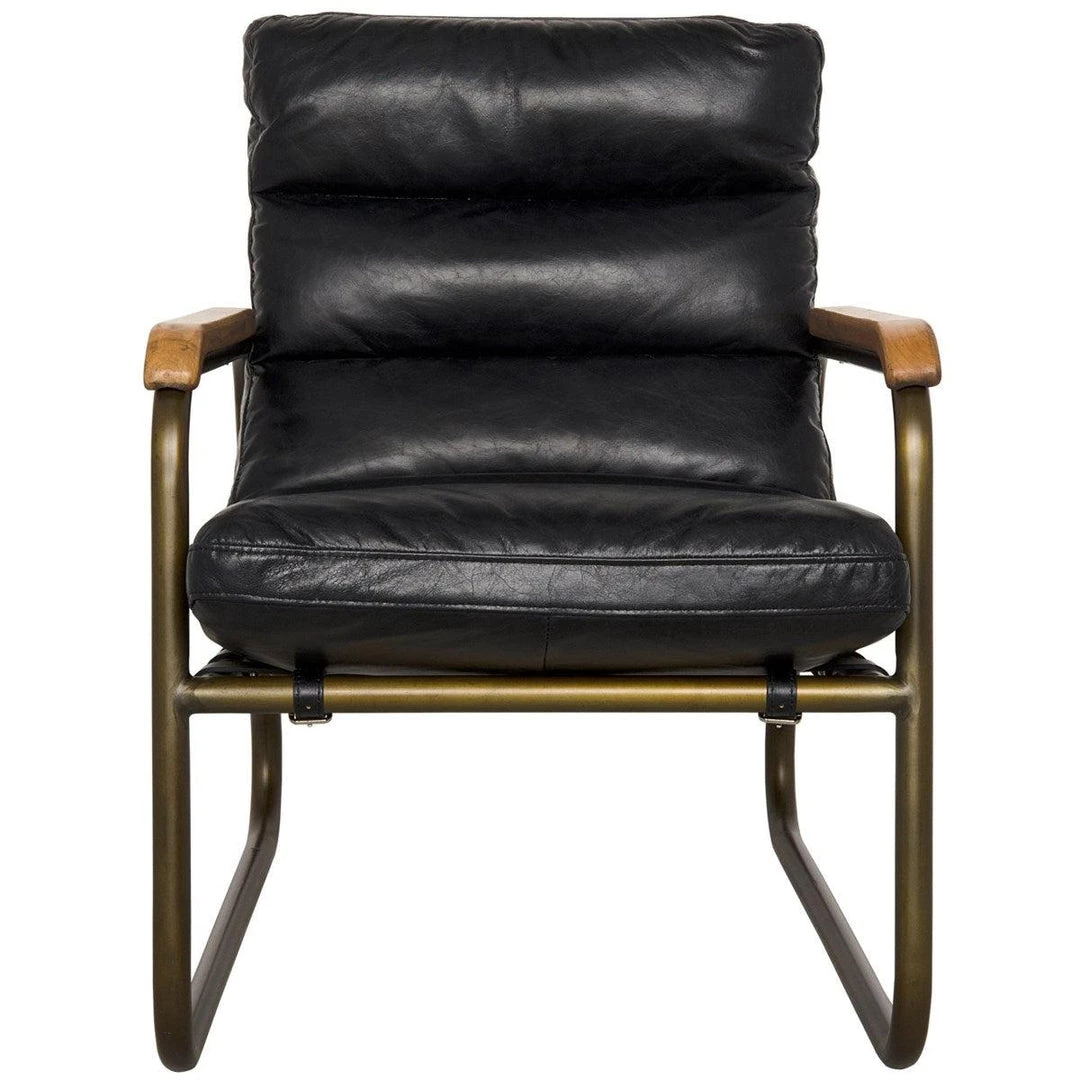 Noir Furniture Cowhide Arm Chair