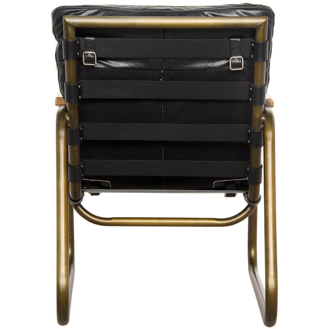 Noir Furniture Cowhide Arm Chair