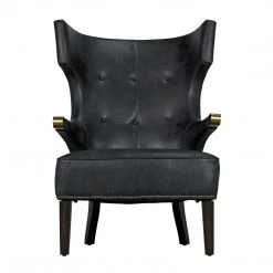Noir Furniture Sofas Noir Heracles Chair, Leather